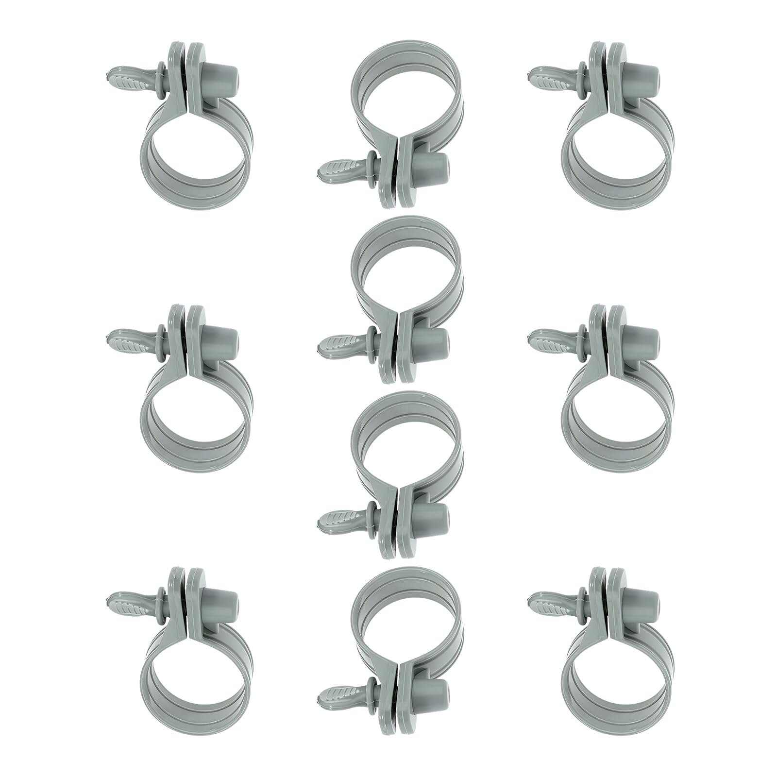 10Pcs Adjustable Hose Clamp for Swimming Pool Maintenance Screw Hose Clamps Filter Pumps Connector Clips Pool Soft Clamp
