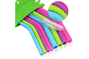 Walfos Silicone Smoothie Straws: Indulge in Sippable Smoothies!