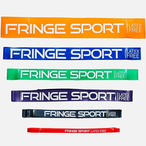 Miniatura 7 de Fringe Sport Latex-Free Resistance Bands for Working Out, Exercise Band for Pull Ups, The Most Versatile Piece of Strength Training Equipment for