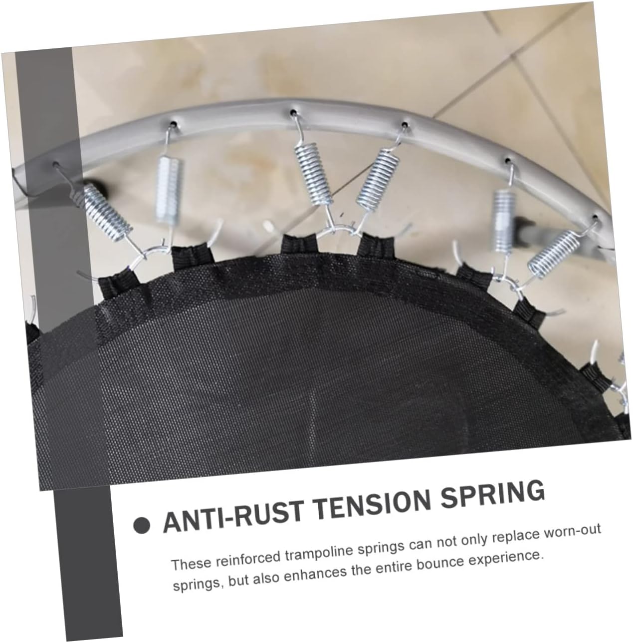 10pcs Professional Trampoline Springs Wire Tension Springs for Use Easy to Install Replacement for Worn-