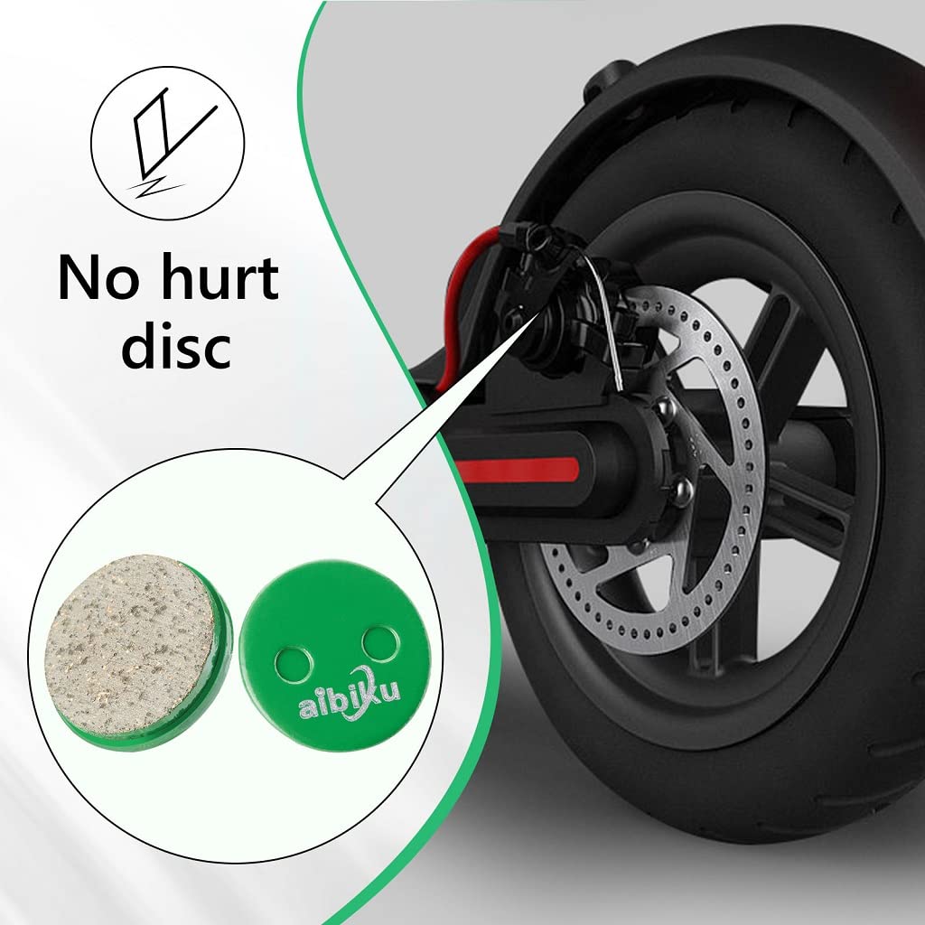 aibiku 2 Paare Keramik bremsbeläge für Xiaomi M365 Electric Scooter - E Scooter Zubehör Einzelteile