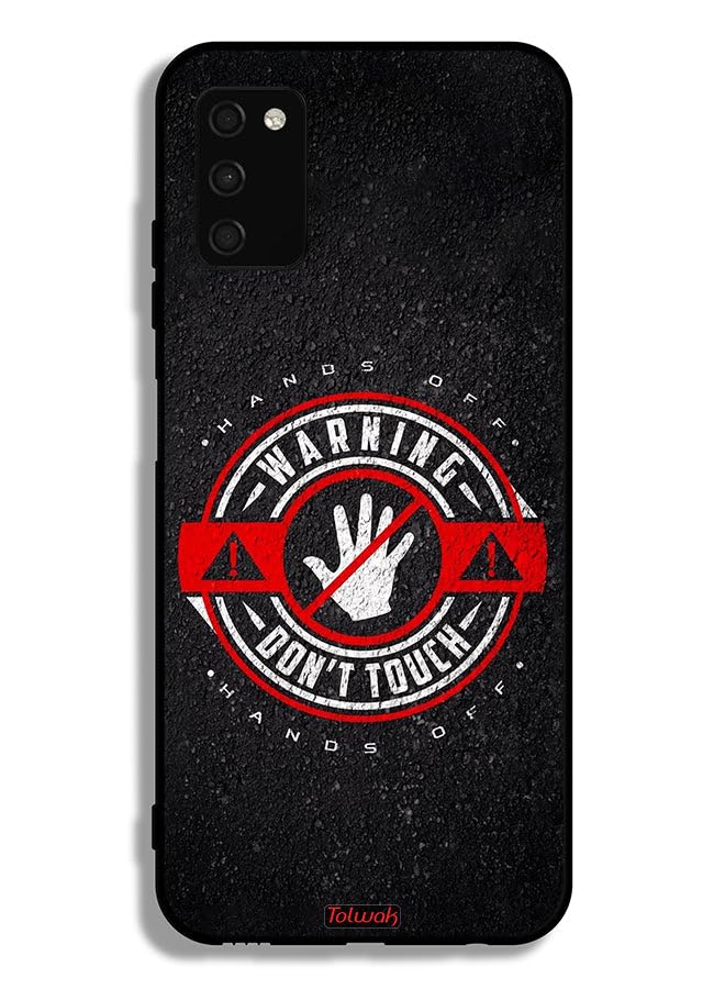 Tolwak Samsung Galaxy A03s Protective Case Cover Warning Do Not Touch