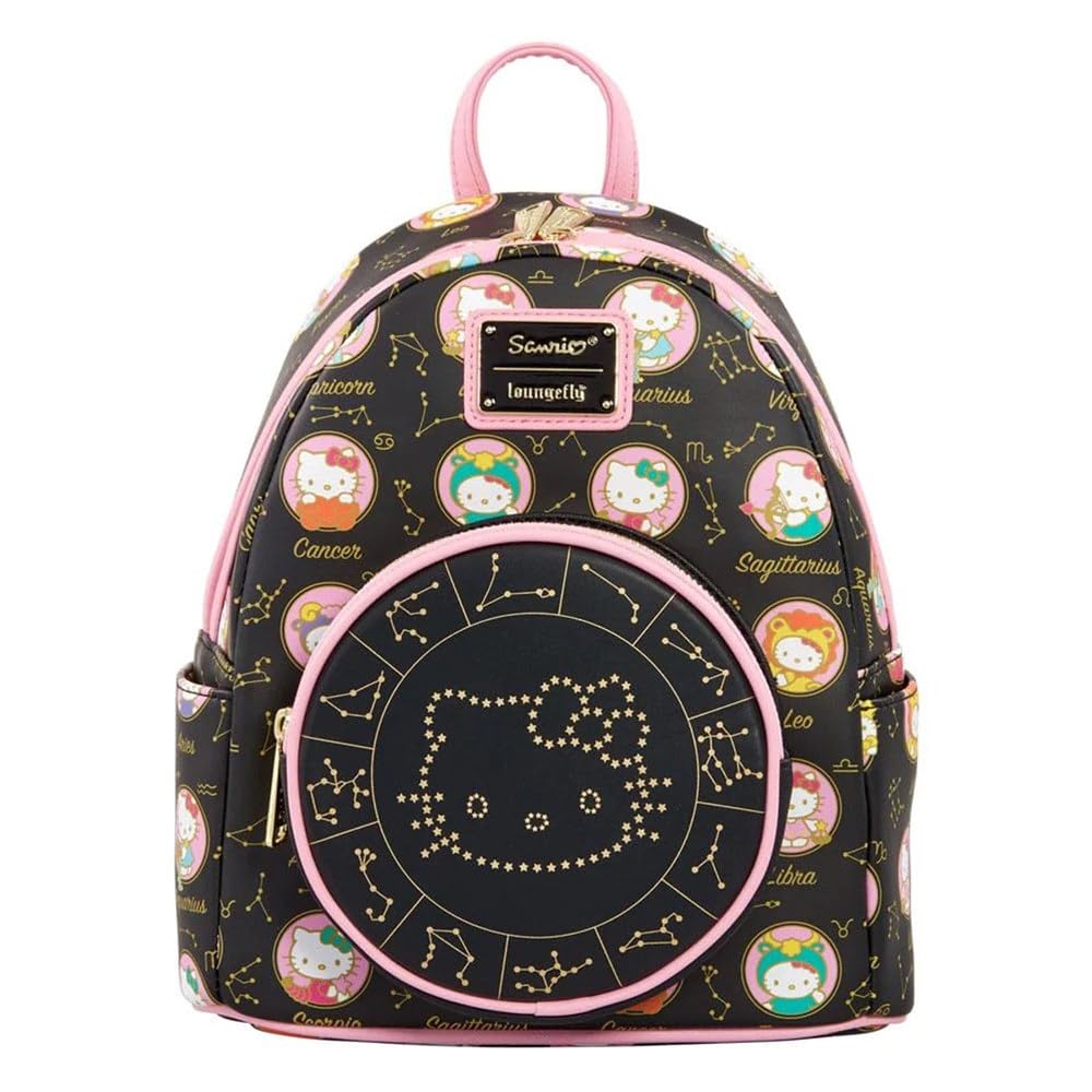 Loungeflyloungefly Leather Sanrio Hello Kitty Zodiac Sign Mini