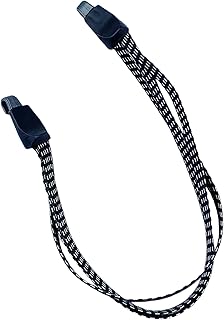 自転車荷物固定ストラップロープ 45cm強化ゴムバンド 3連構造フック ・折り畳み式対応 60g超軽量 白黒交互デザイン 荷崩れ防止 旅行・通勤用 ファッション性重視 簡単取り付け