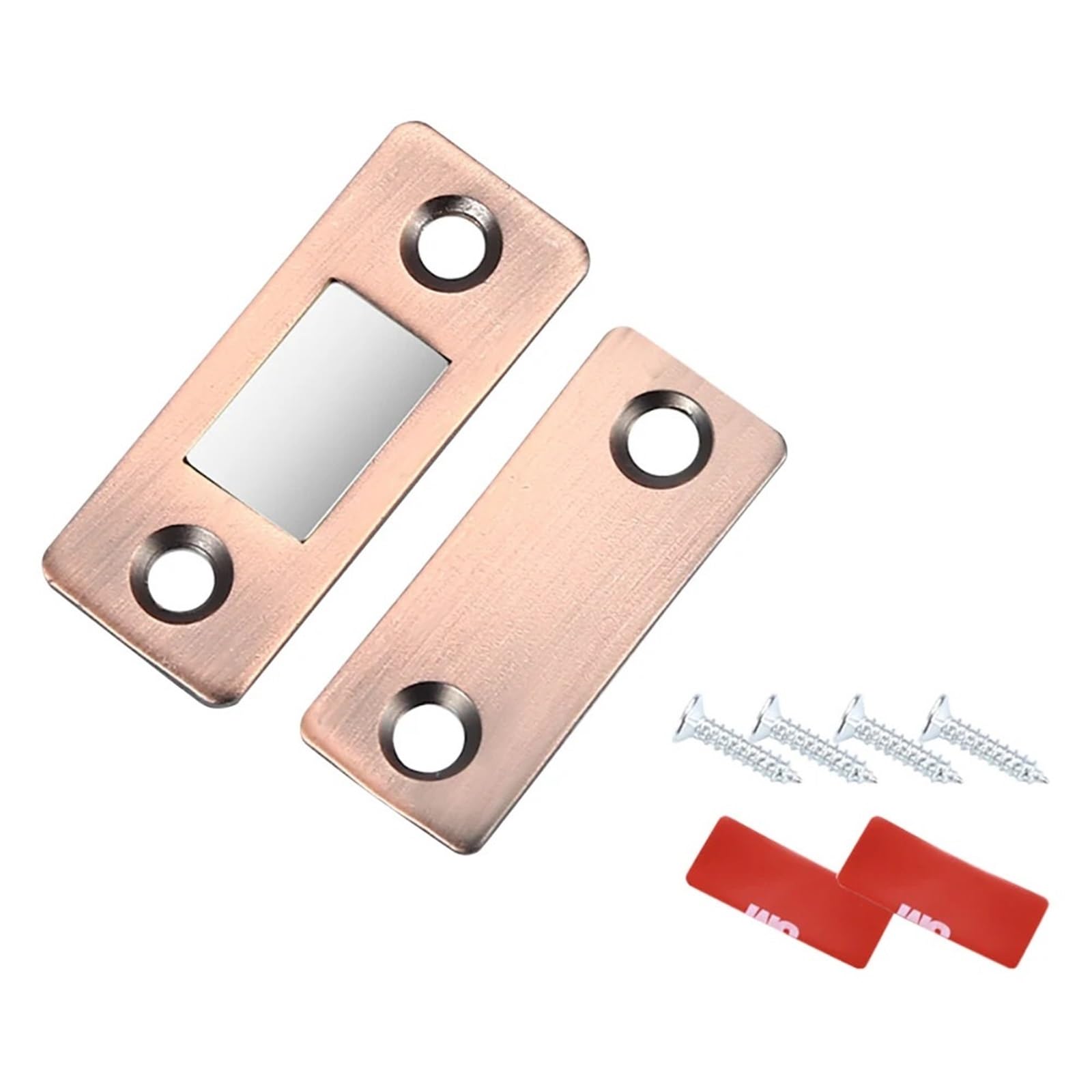 Ppqiru Red Bronze 10Pcs Door Closer Magnetic Catch Latch For Cupboards