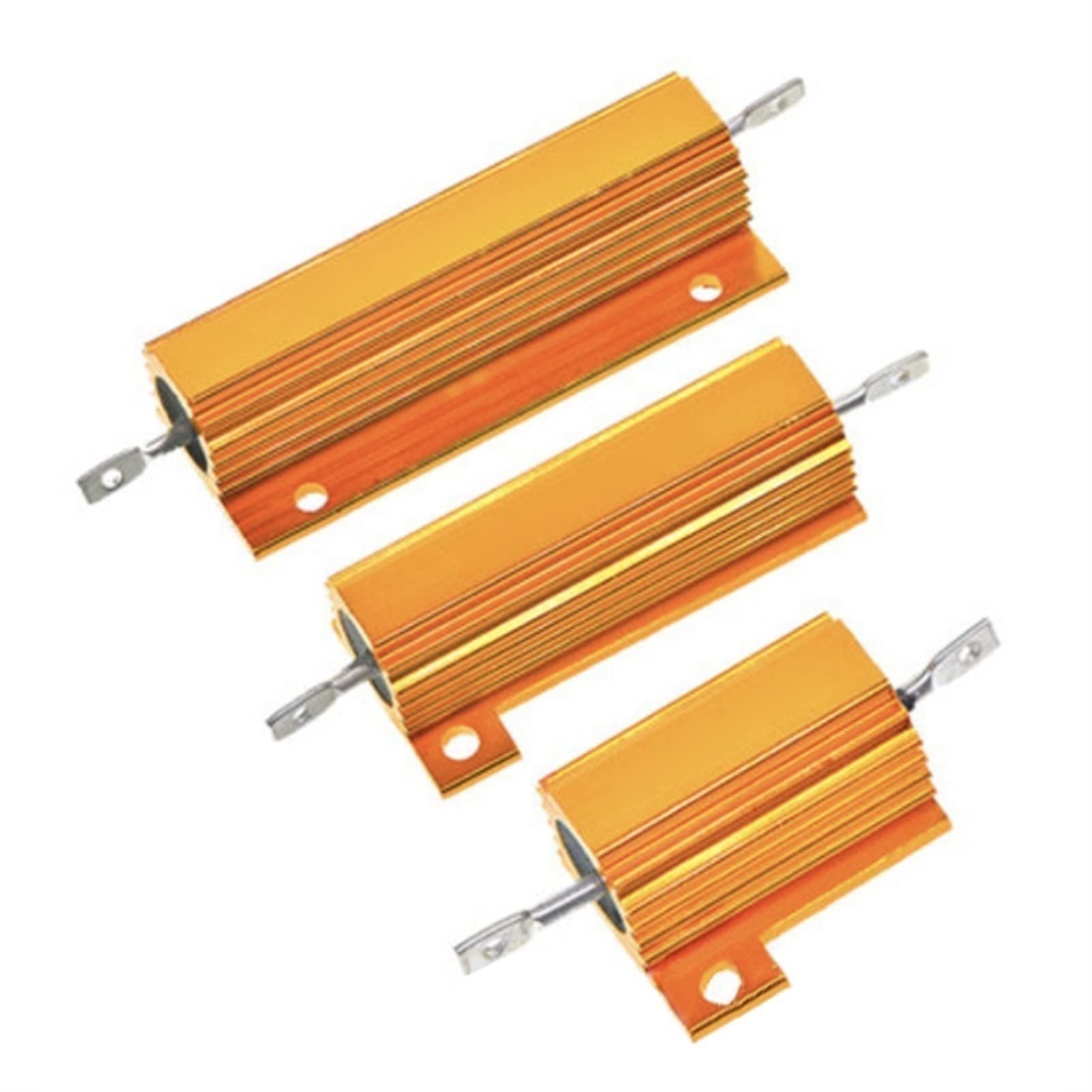 Resistore a filo in alluminio dorato ad alta potenza 75W Rx24