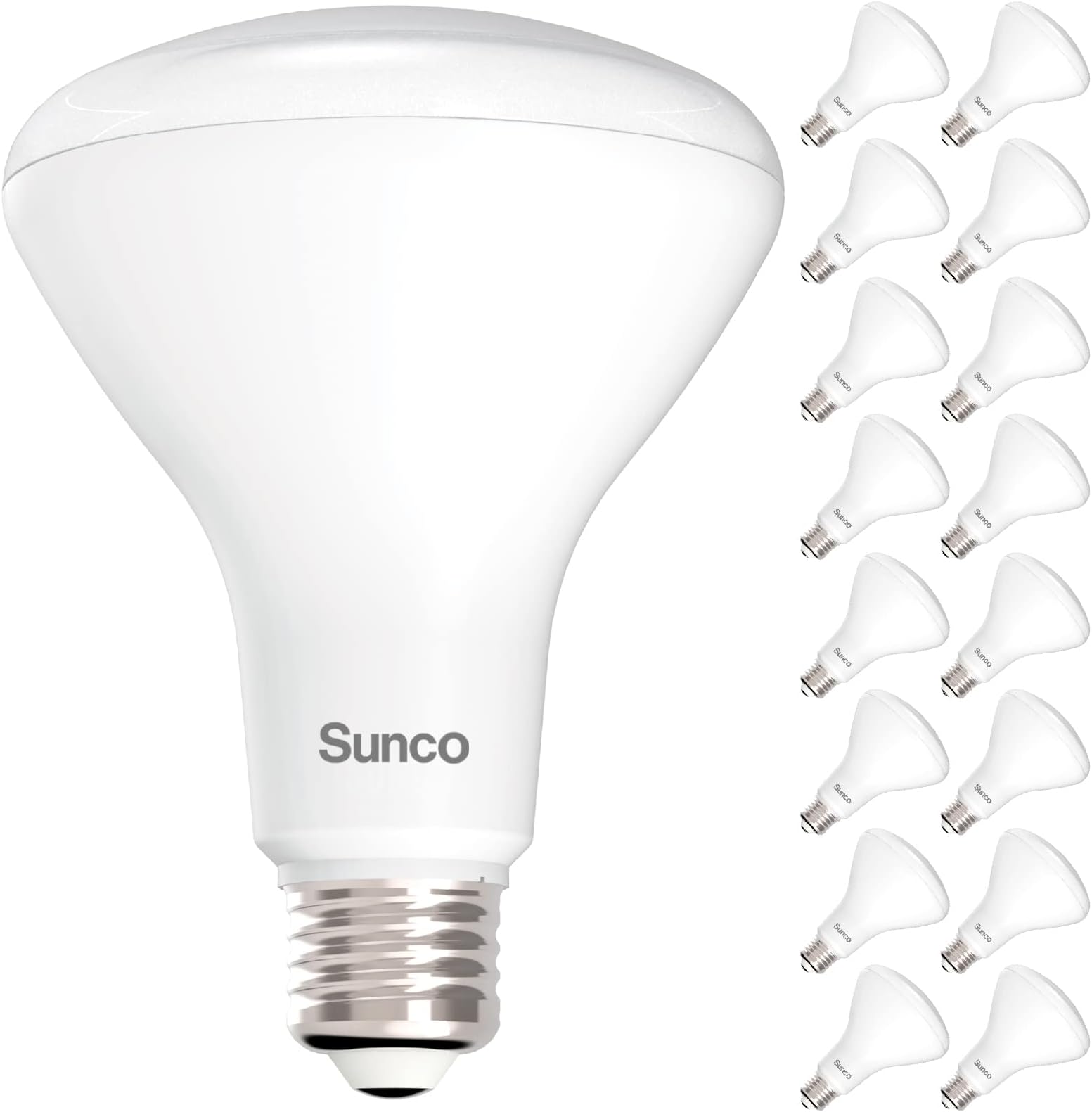 Sunco 16 Pack BR30 Light Bulbs LED, Recessed Can Light Bulbs, Indoor Flood Bulb, 850 LM, 11W (65W Equivalent), 5000K Daylight, Dimmable, E26 Base, for Home, Kitchen, Bedroom UL