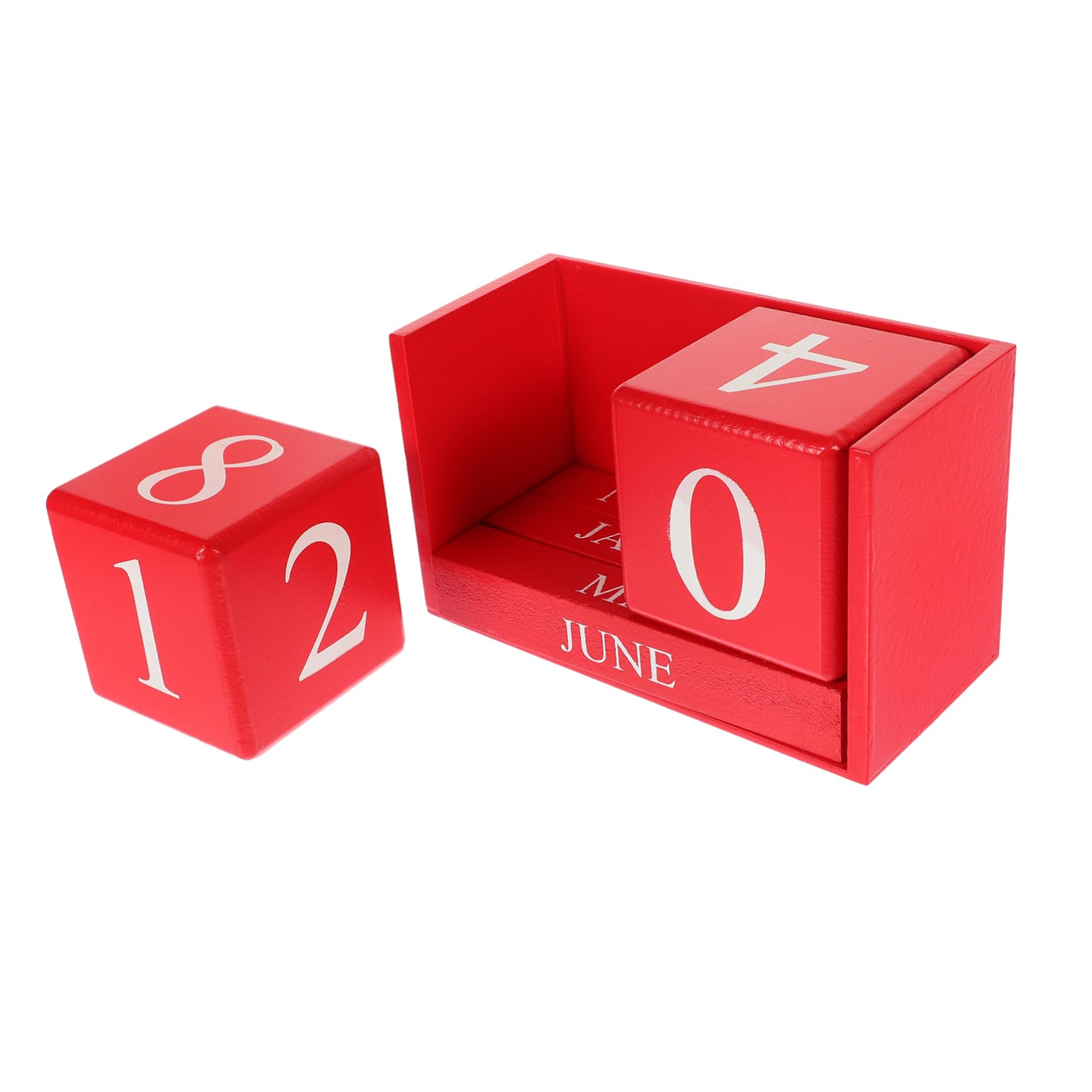 TEHAUX 3piezas Calendario Perpetuo De Mesa De Estilo Europeo Decoración De Oficina y Hogar Calendario De Bloques De Creativo Accesorio De Escritorio Elegante Para Cafés y Restaurantes