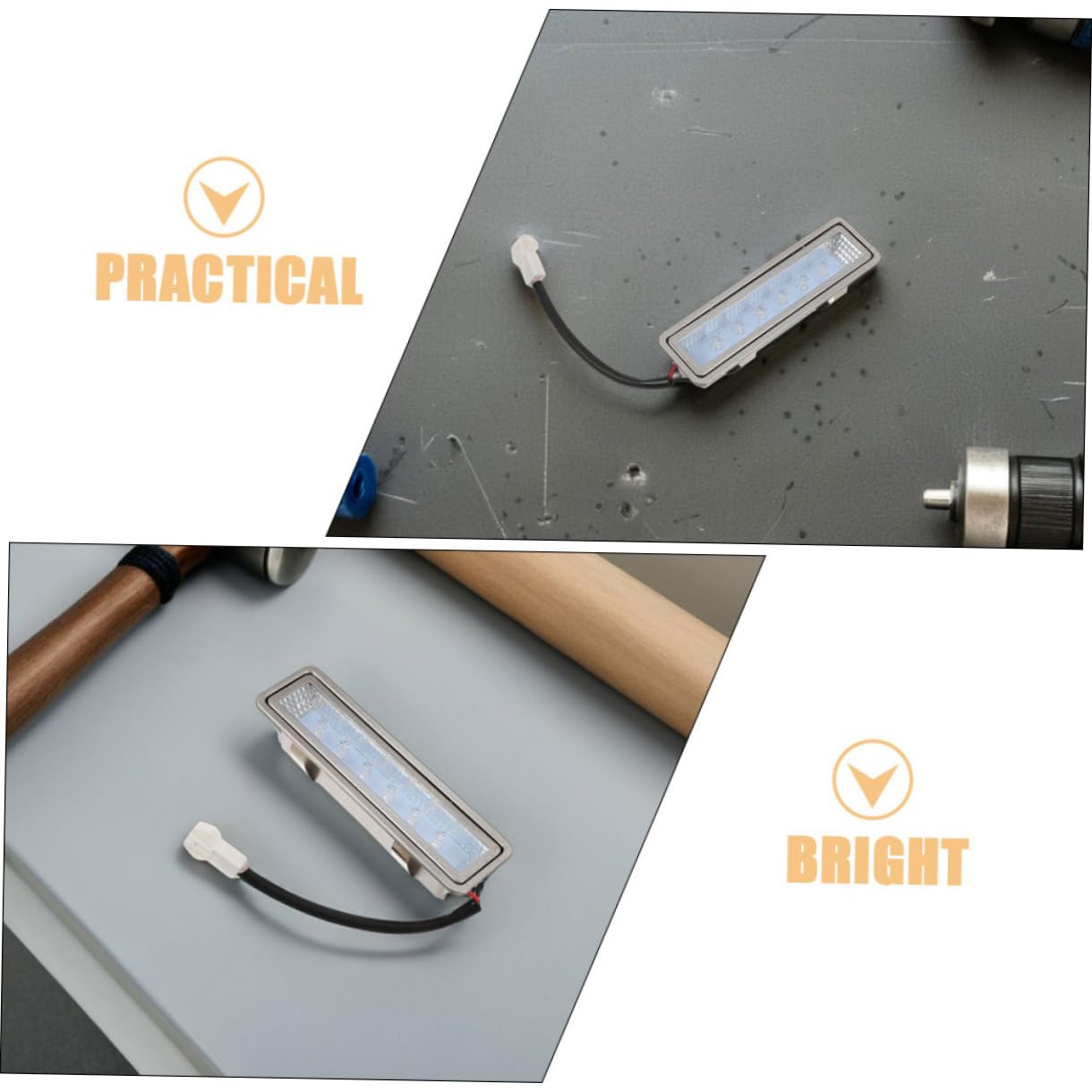 Didiseaon 2pezzi Lampadine Led Per Lampadine Di Ricambio Per Da Cucina Luce Led Quadrata Per Luce Fredda Per