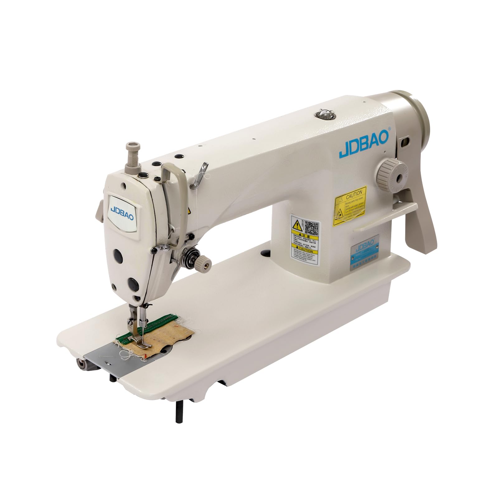 Treliamd Industrial Sewing Machine, Upholstery Sewing Machine with Servo Motor, 550W Heavy Duty Commercial Sewing Machine for Tailors, Fashion Designers, Alteration Stores, Home (No Table Stand)