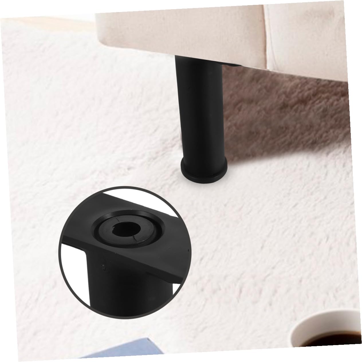 Operitacx 4pezzi Piedi Gambe Regolabili Per Telaio Letto Supporto Telaio Letto Gambe Di Ricambio Per