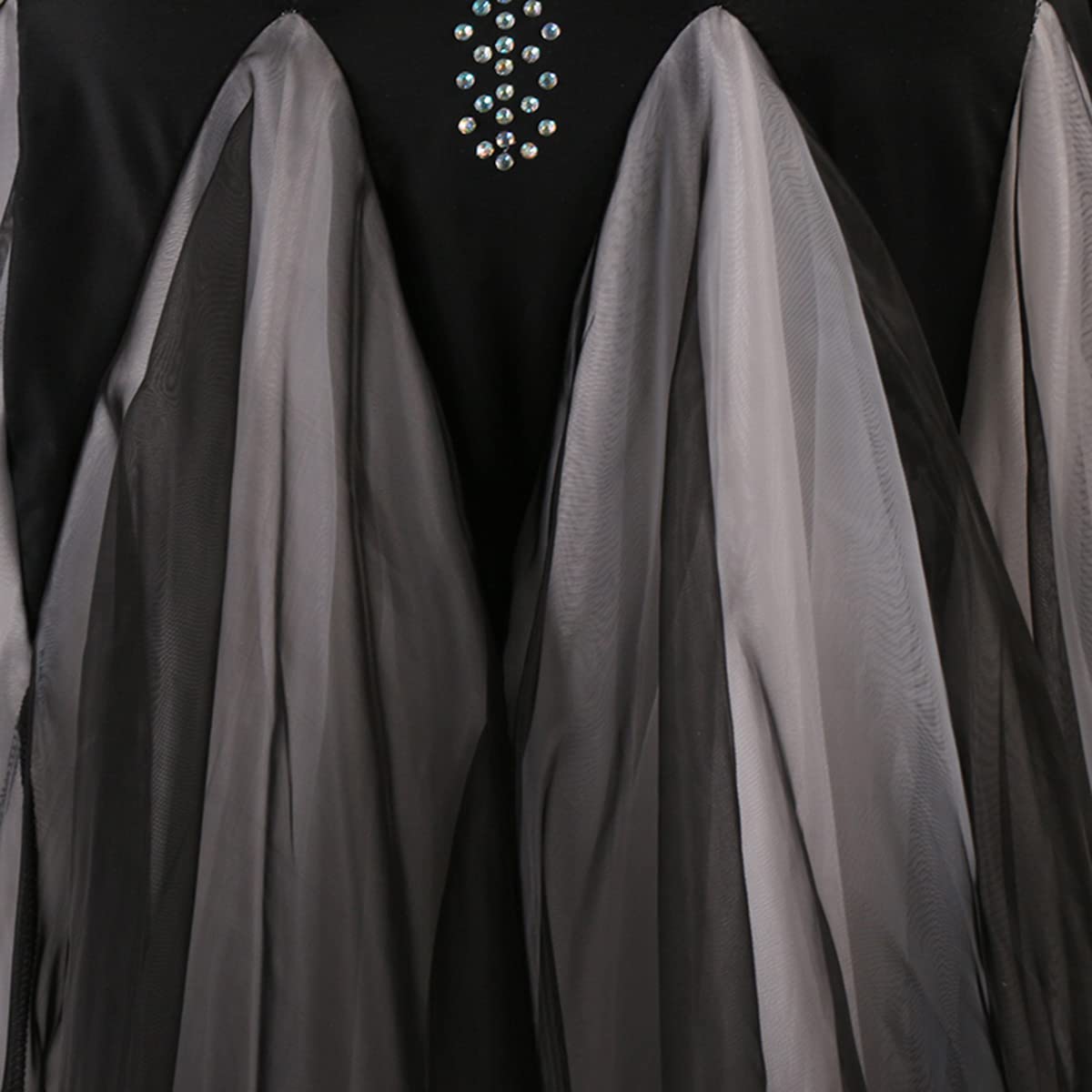 Nationales Standard-Tanzkleid Ballkleider Modernes Elegante Tanzkleid Walzerkleid Sommer Lange Ärmel Tango-Gesellschaftswettbewerbskostüme Sommerkleid Damen