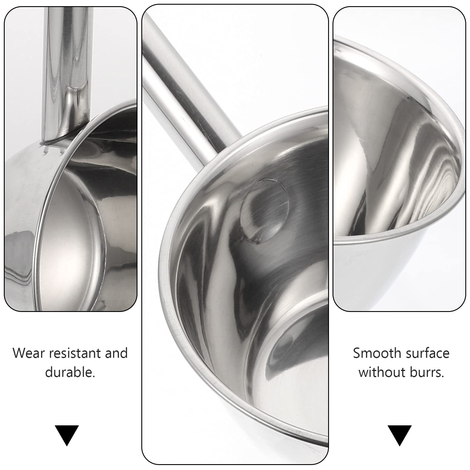 1pc Extended Water Scoop Long Water Ladle Metal Water Ladle Kitchen Water Scoop Household Water Ladle Kitchen Scoop Utensil Water Ladle for Home Stainless Steel Water Ladle