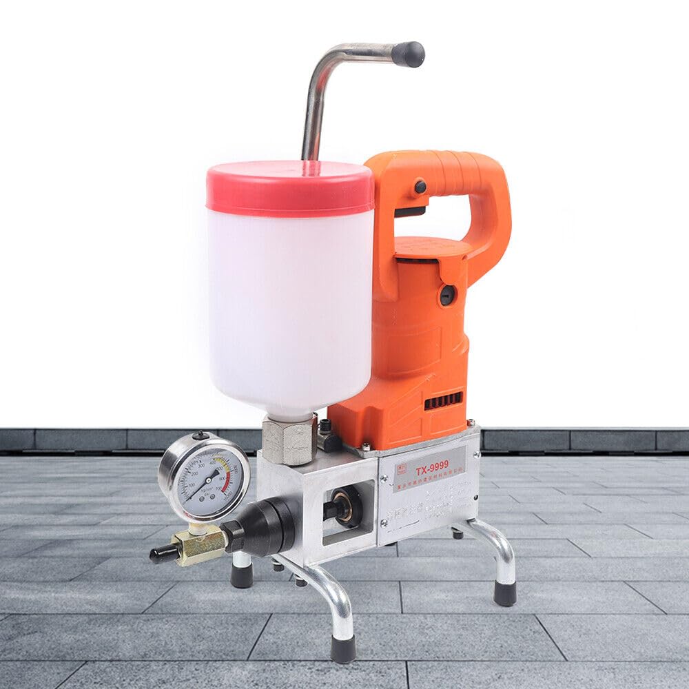 Macchina per iniezione ad alta pressione, 720 W, pompa di iniezione, riempitrice perfusion per crepe di calcestruzzo, riparazione di perdite in acqua, piscina, casa, tetto, 10000psi 1.65lbs/min
