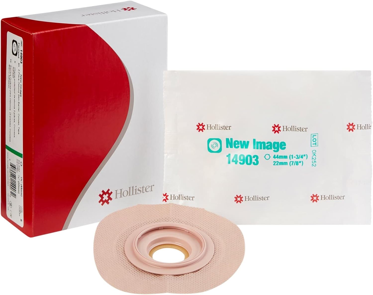 FlexTend Precut, Extended Wear Ostomy Barrier Adhesive Tape 44 mm Flange 5 per Box 14903