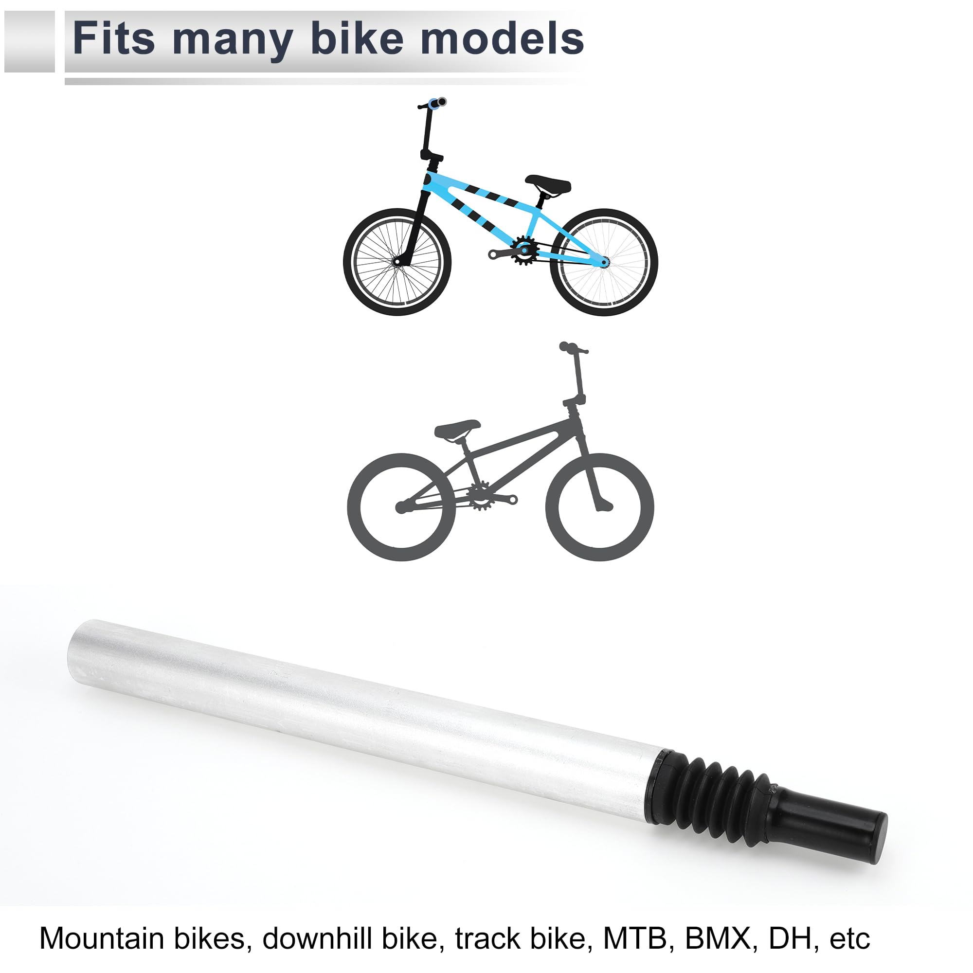 Reggisella Ammortizzante Per Bici 1 Pz Universale | Diametro 33,9mm, Lunghezza 400mm, Compatibile Con Bici Da Strada, MTB, BMX, Bici Da Pista, Funzione Ammortizzante