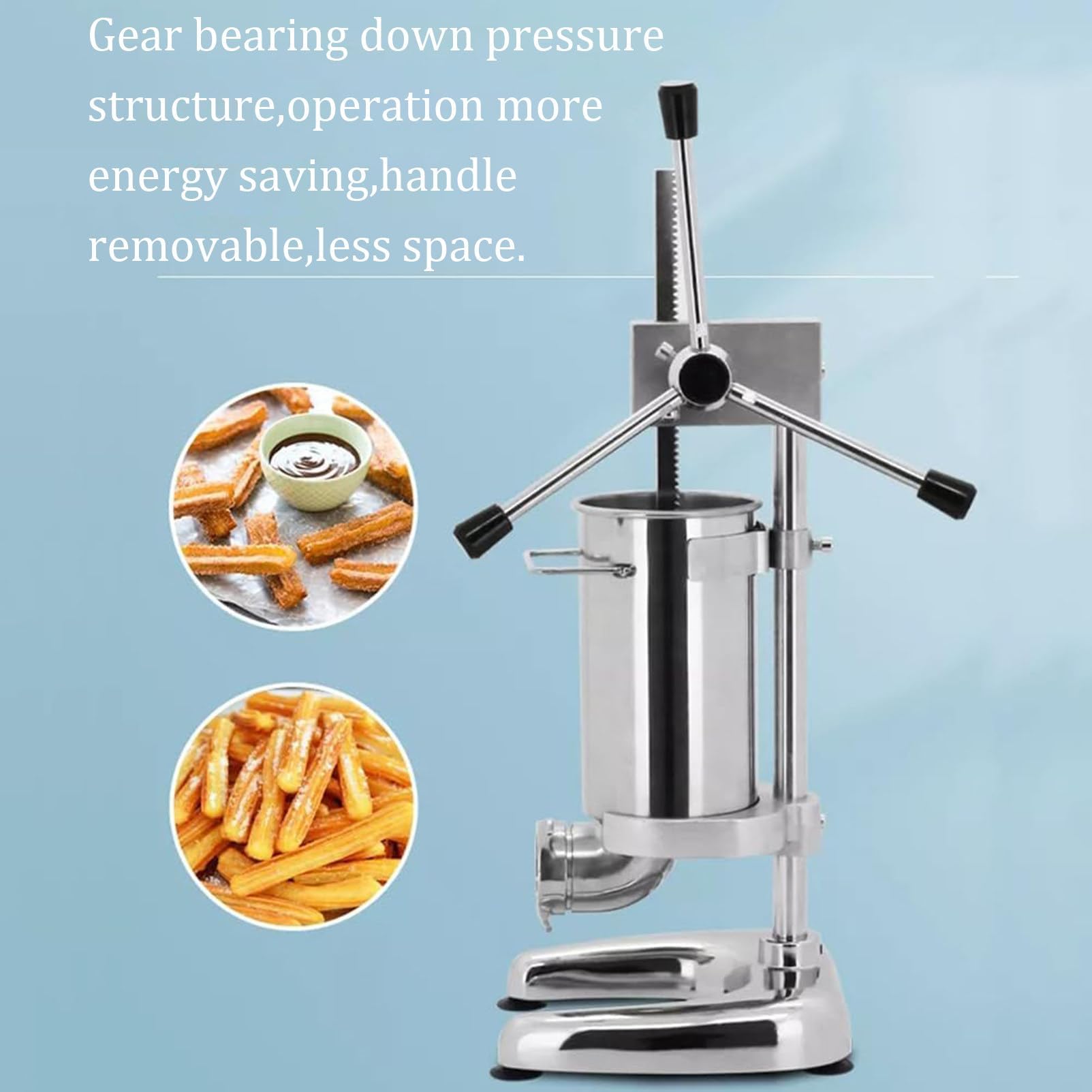 Machine Youtiao manuelle commerciale avec moule machine à fruits verticale restaurant snack équipement