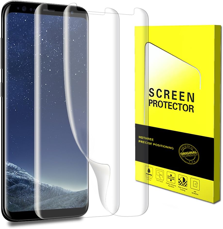 Galaxy S8 Plus Screen Protector [2-Pack], Protectify [Case-Friendly] 3D PET HD Screen Protector Film for Samsung Galaxy S8 Plus Clear