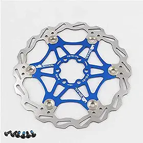 Conjuntos de freio a disco de freio a disco de bicicleta de 160 mm 180 mm com 6 parafusos adequados para bicicleta de estrada, mountain bike, MTB, BMX (liga de alumínio e aço inoxidável)