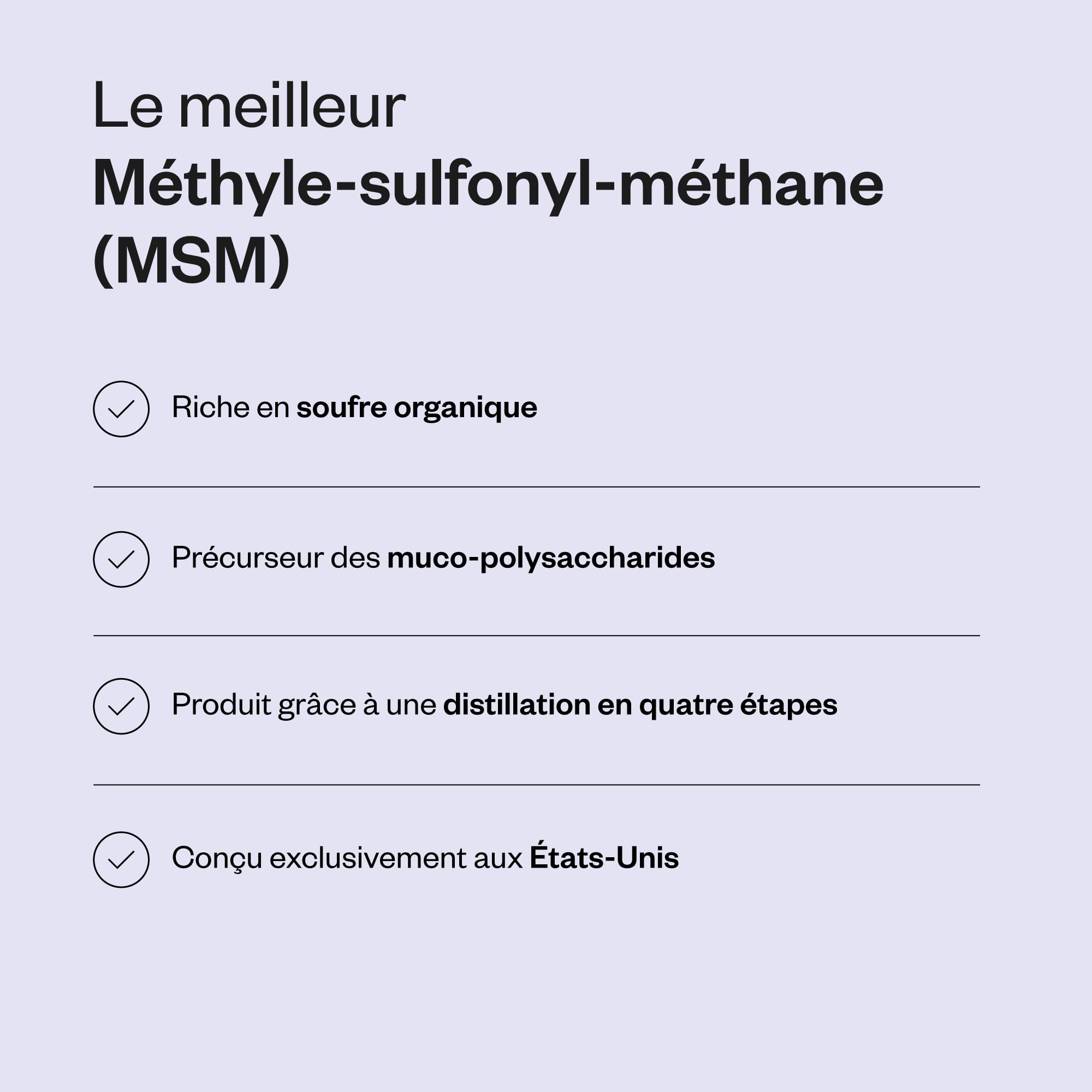 OptiMSM 200 G (Méthyle-sulfonyl-méthane) - Confort Articulaire - Aide à Atténuer les Douleurs Articulaires - Soufre Organique - Sans OGM - Vegan - Supersmart