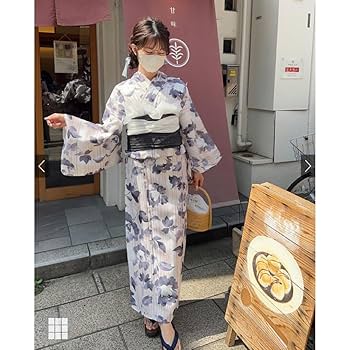 GRL グレイル　水彩花柄浴衣セット[gi1505］浴衣　帯　2点セット　新品 Amazon.co.jp: グレイル GRL 水彩花柄浴衣セットgi1505 浴衣 帯