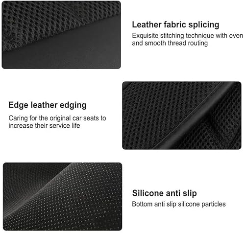 Cooling Seat Cover, Ventilated Seat Cover, Removable Mesh, Easy to Clean, Suitable for Home, Office, Car, Ventilation, Three-Position Adjustment, Improved Sitting Posture, Black - Image 6