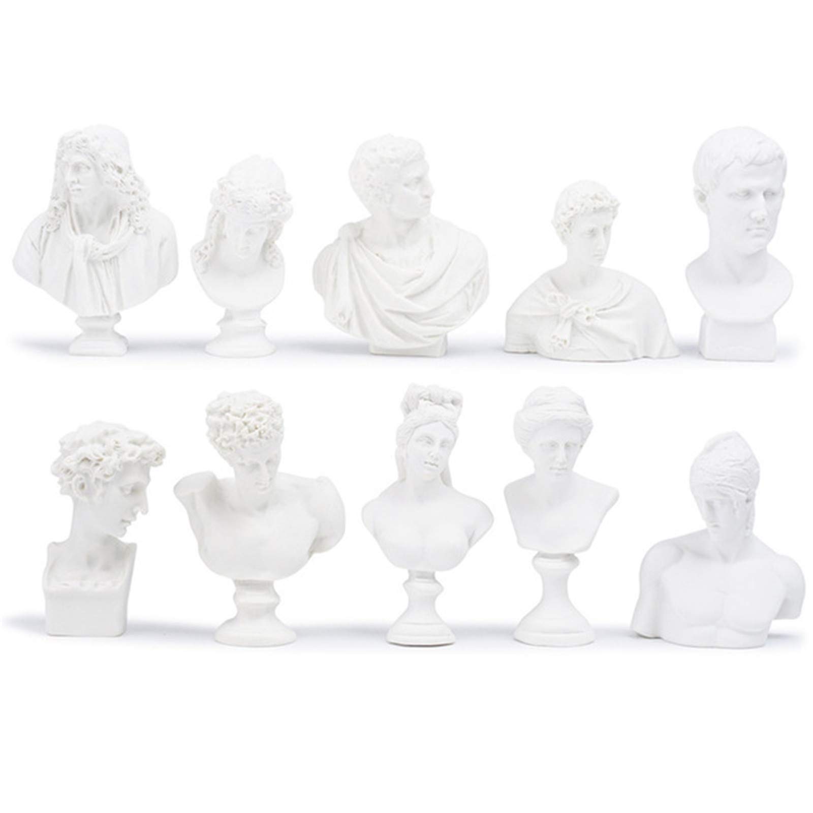 DH-Link20 Pcs Art Decor Statue Sculpture Human Model figure Greek God mythology