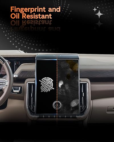 Vista 154 de CDEFG Cristal templado para Chevrolet Silverado/GMC Sierra 2025, pantalla táctil de 13.4 pulgadas, accesorios para Chevy Silverado/Sierra 1500