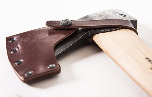 Miniatura 3 de Gransfors Bruk - Hacha forestal pequeña (420) con piedra de afilar de cerámica (4034) - Paquete (2 artículos)