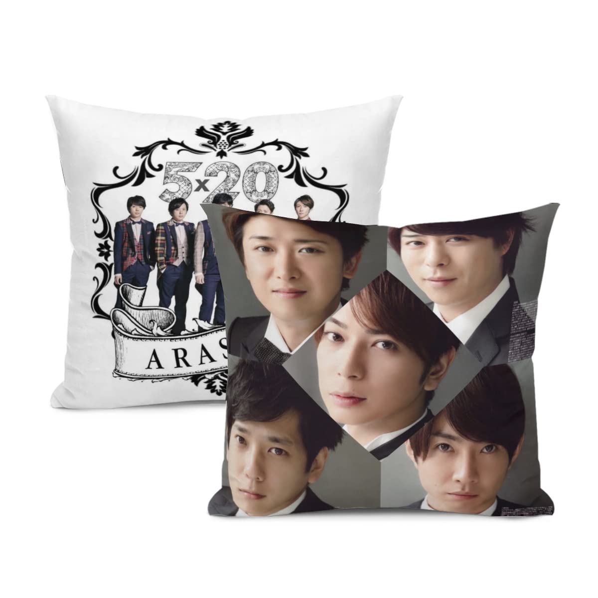 Amazon.co.jp: 嵐 あらし クッションカバー 2枚セット ソファー用