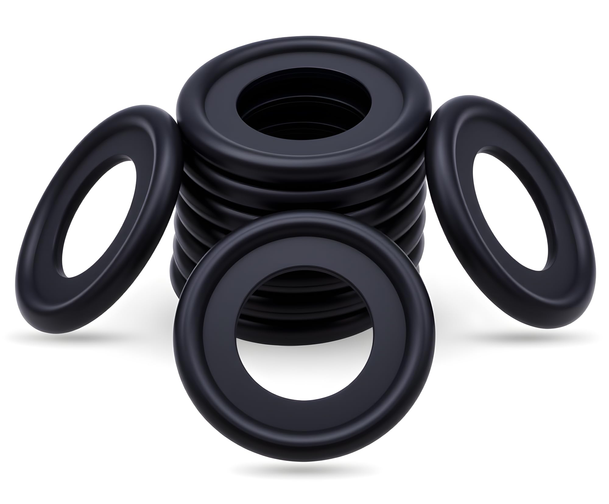 MEAJOO 10PCS M12 Drain Plug Gasket Rubber Crush Washer Seals 12616850 3536966 Engine Oil Pan Drain Plug Seal Compatible with Chevy GMC Ford Engine Oil