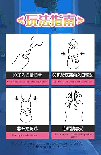 Miniatura 5 de Botella de leche chupando taza de masturbación molde real. Adultos portátil punto G para succión de pene, próstata coño, estimulación sexual,