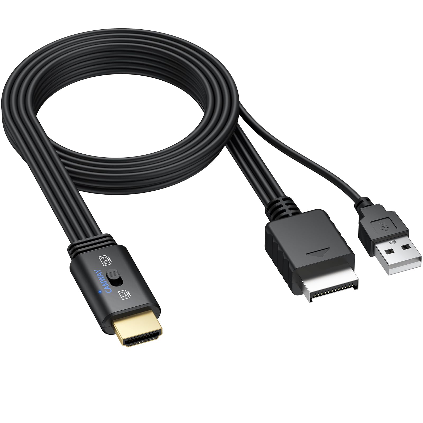 Amazon.co.jp: CAMWAY PS1/PS2 HDMI変換 1080P変換コンバーター 60Hz