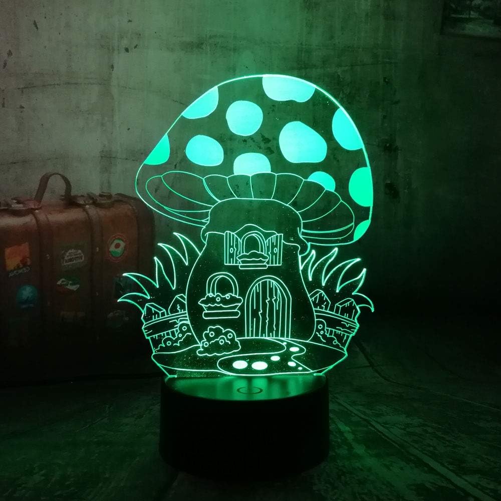Lámpara De Ilusión Óptica 3d Led De La Serie De Anime High S | Meses
