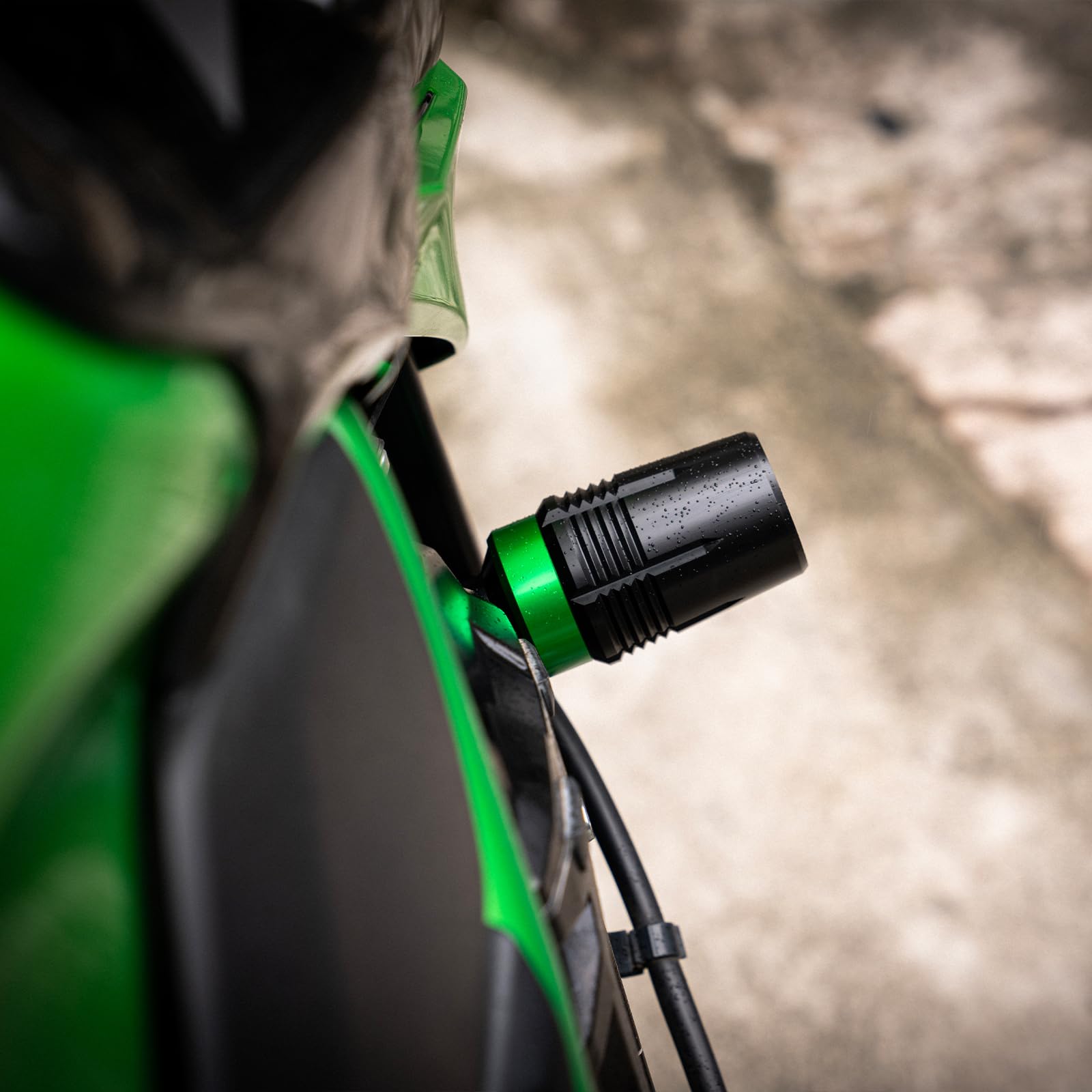 für Kawasaki Z900 Z900SE Z900RS Z 900 2017-2025 2024 2023 Motorradzubehör Sturzpads Sturzpads Motorrahmenschutz Absturzschutz (Schwarz)