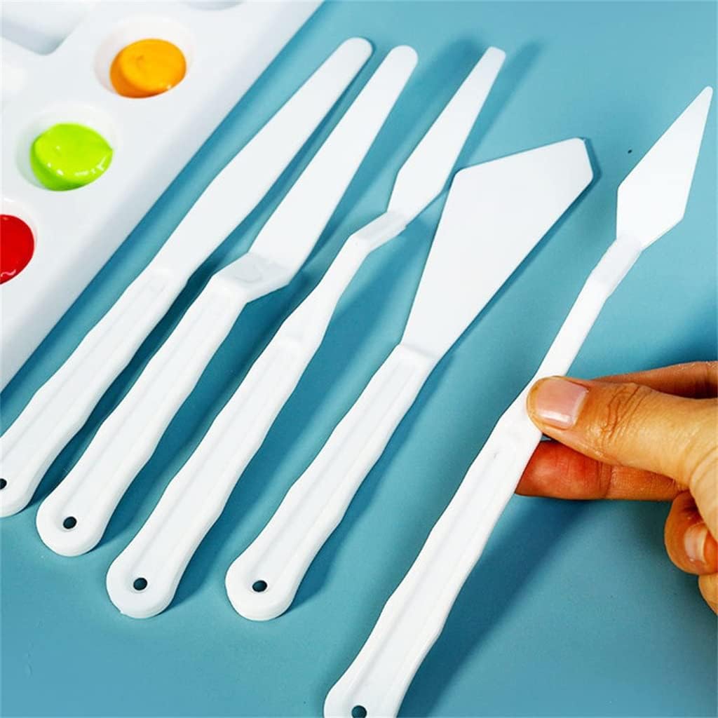 Oil Paint Palette Art Alternatives Tray Artist Plastic Supply White Watercolor Pigment