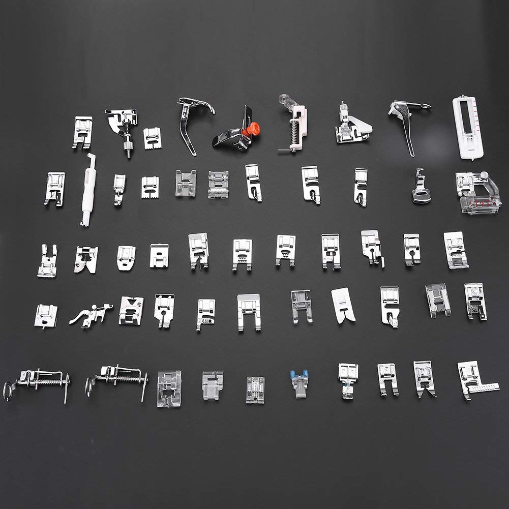 SYGA Set of 52 Home Professional Sewing Machine Presser Feet Kit