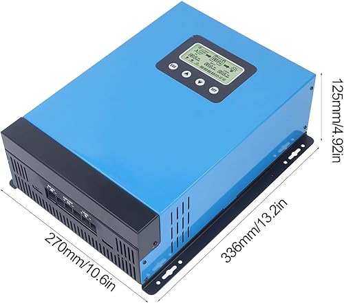 Miniatura 8 de Controlador solar, MPPT, control de carga solar, pantalla LCD, panel solar, regulador inteligente, 12 V, 24 V, 36 V, 48 V, automóvil, controladores
