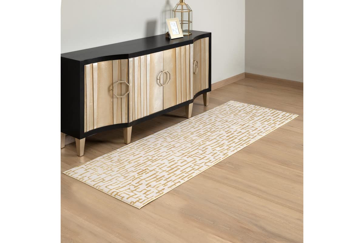 Pan Emirates Mallory Rug 80X230Cm- Yellow