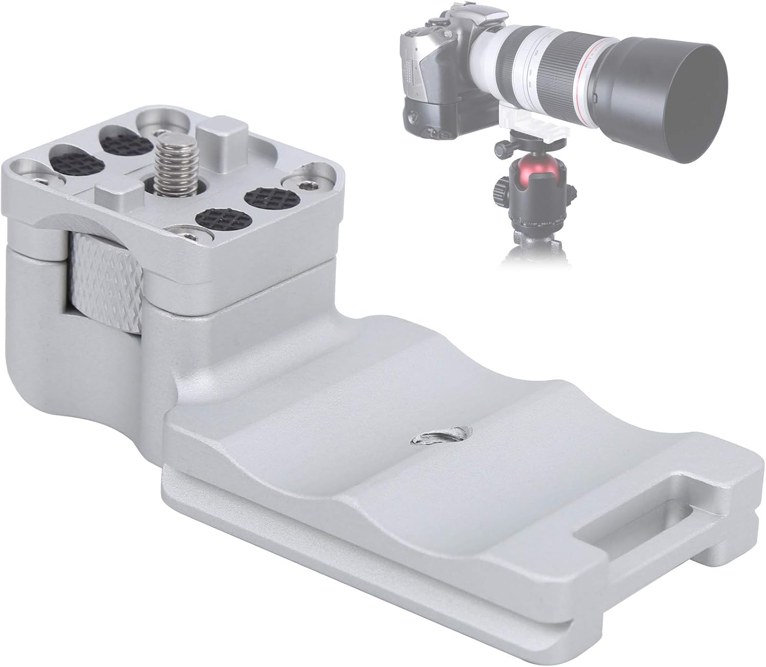 Hilitand Aluminium Alloy Tripod Lens Collar, Replacement Base Foot Tripod Mount Adapter for 100‑400mm f4.5‑5.6L ISII Lens
