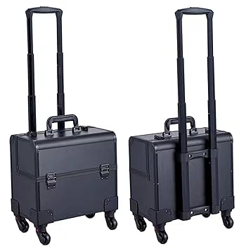 ハリウッドミラーメイクボックス プロ使用　大容量 キャリーケース メイクボックス 鏡付き 大容量 ハリウッドミラー スーツケース