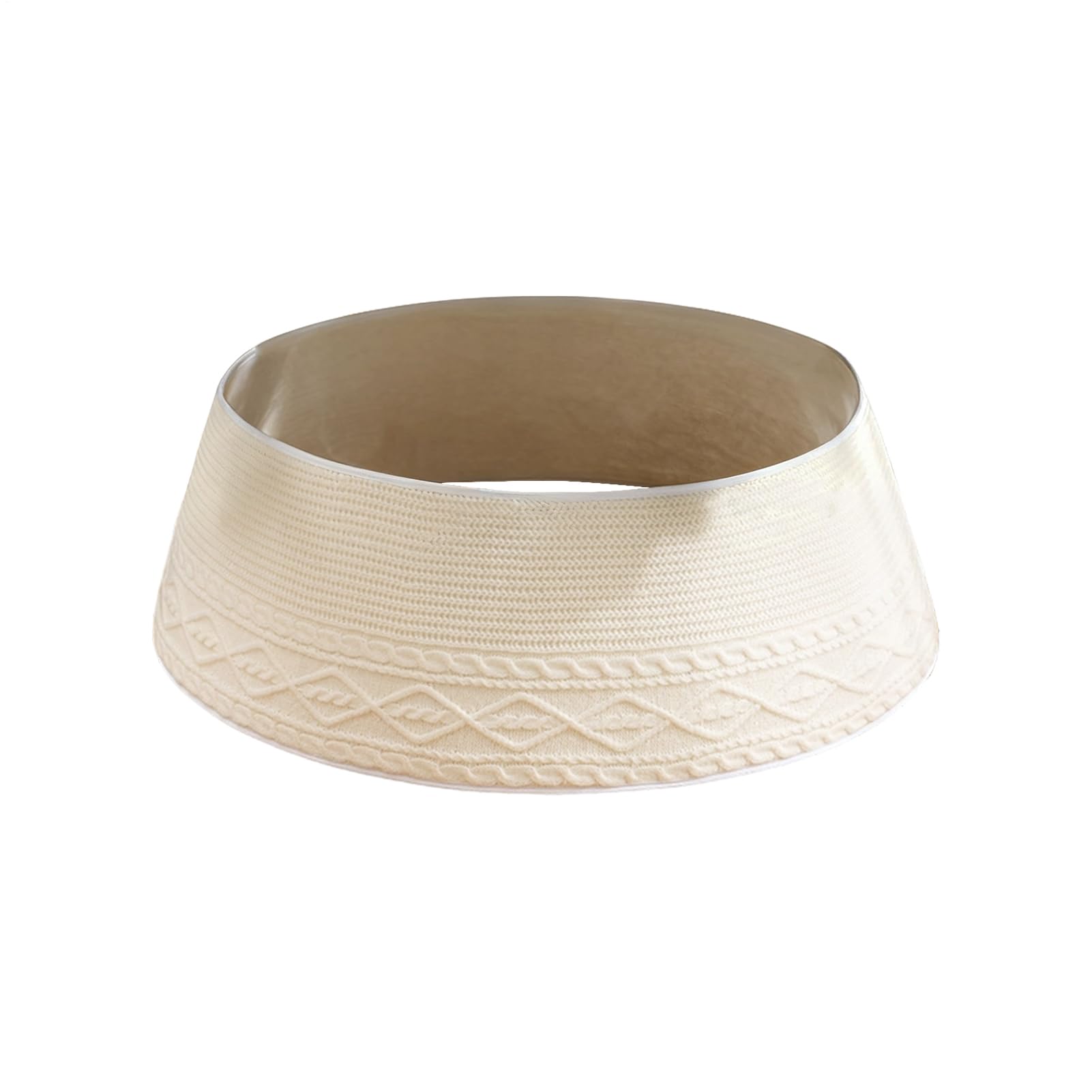 Collar para Árbol de Navidad de Envoltura Tejido