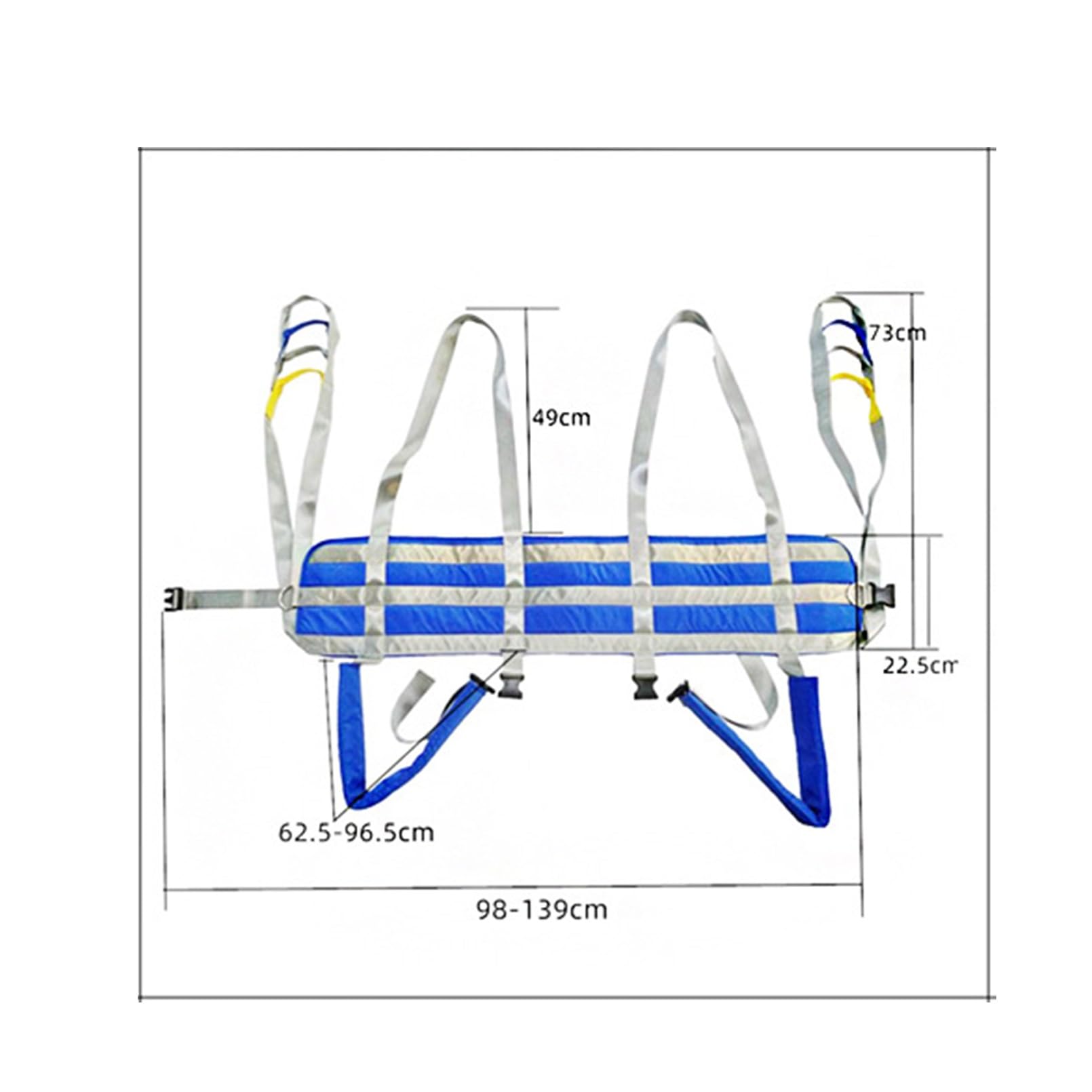 Arnés De Elevación For Pacientes Con 4 Hebillas Ajustables, Cómodo Y Transpirable Ideal For Cuidadores, Personas Mayores Y Personas Con Discapacidad(M)