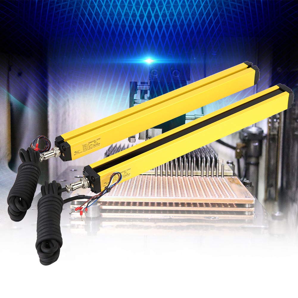 Interruptores De Sensor De Cortina De Luz, Dispositivo De Seguridad De Rejilla De Luz De Seguridad, Escala De Sensor De Contador Infrarrojo Para Máquinas De Forja, Equipo Automático (8 Haces, Voltaje