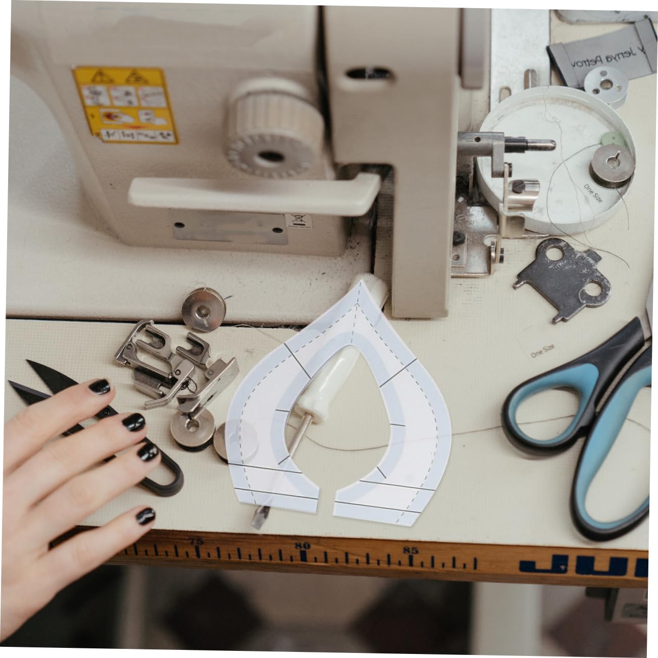 Plantillas de Acolchado y Patchwork de Acrílico, 9 Piezas | Regla de Costura Acrílica, Reglas Curvas Forma Especial, Herramienta de Costura Práctica