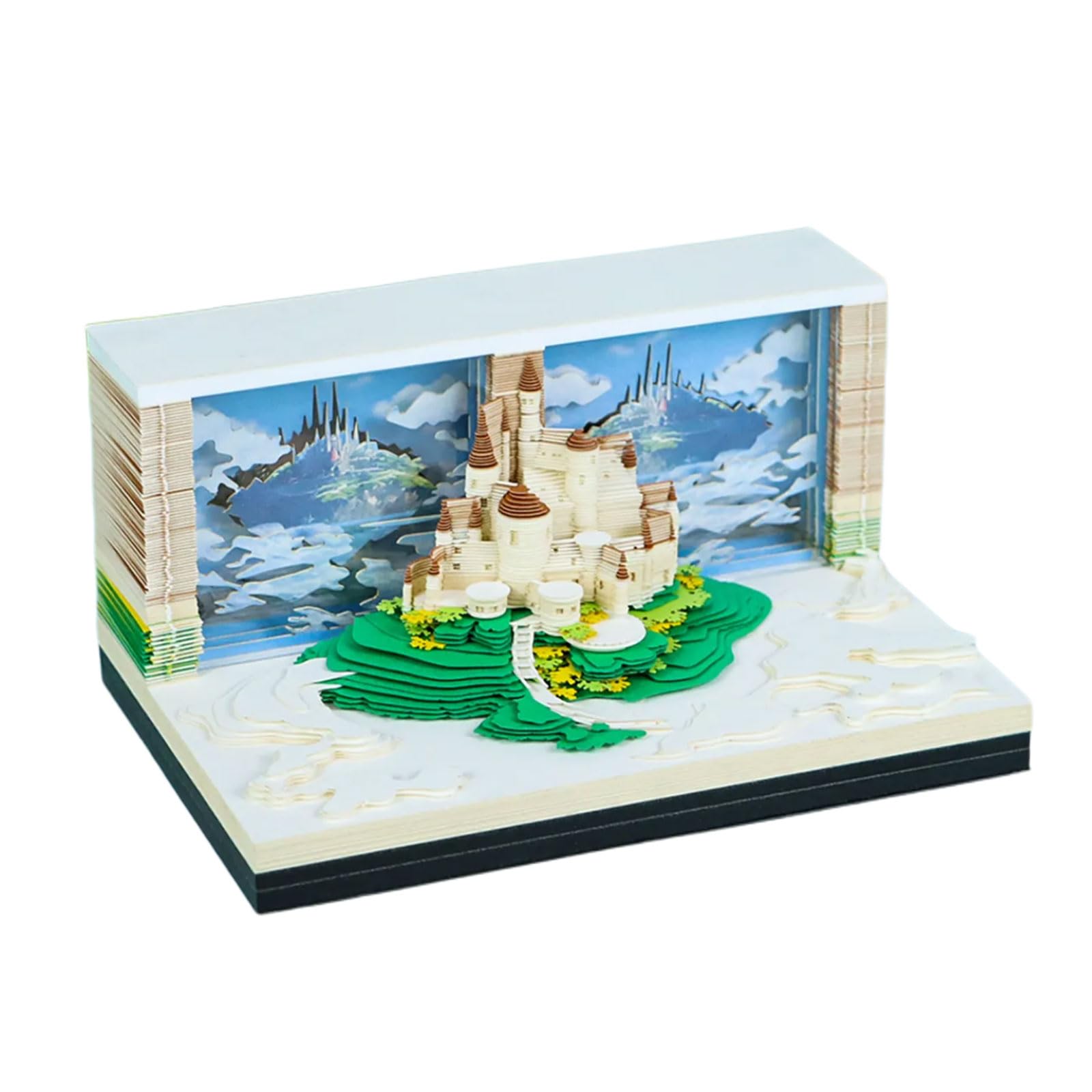 Calendario da tavolo portatile Heaven Alcazar alimentato a batteria illuminato per uso notturno Calendario cartaceo speciale