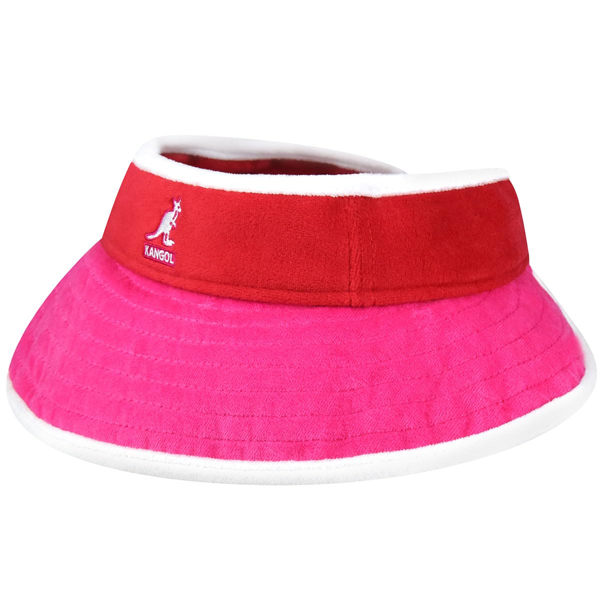 Kangol Beach Side Visor Sonnenvisor Sonnencap Damen/Herren - mit Schirm, Klettverschluss, Klettverschluss Frühling-Sommer Sommer