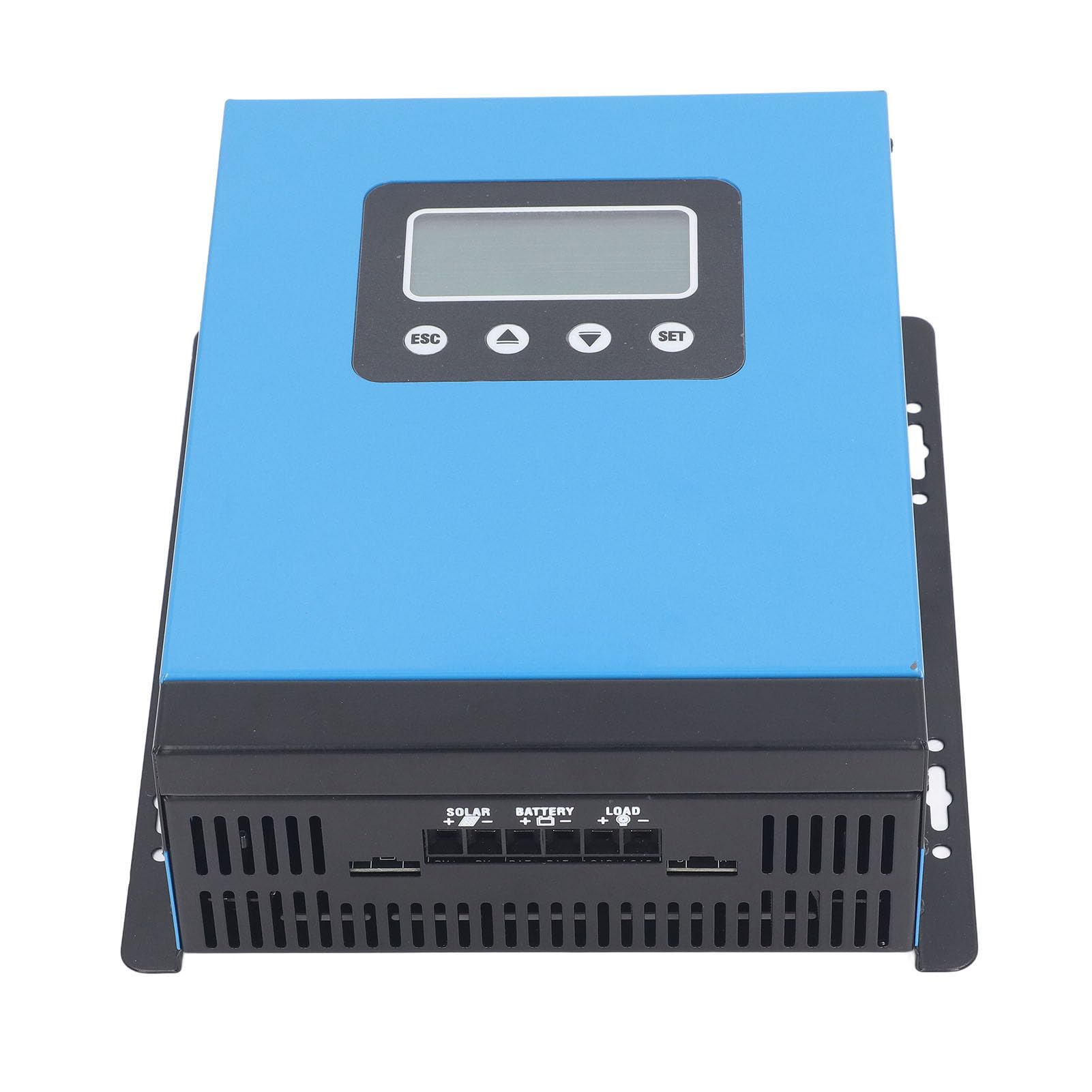 Contrôleur de Charge Solaire MPPT, Contrôleur Solaire en Alliage d'aluminium 60 A Automatique 12 V 24 V 36 48 avec écran LCD 98 % d'efficacité pour Système de Camping-car, Bateau, Maison