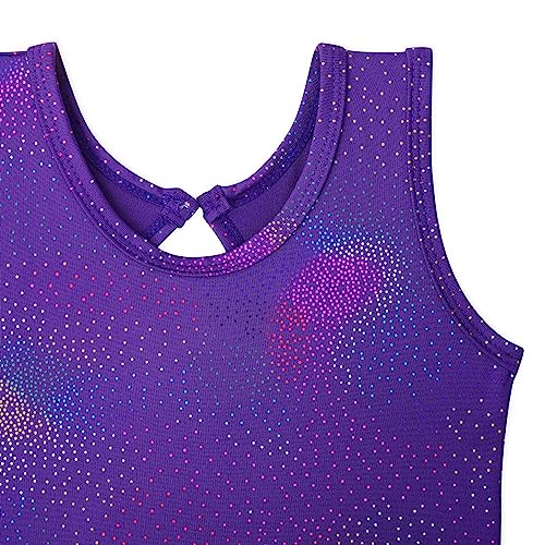 HOZIY Leotards for Girls Ballet Gymnastics Sleeveless Long Sleeve Colorful Sparkles Aqua Blue Pink Purple Solid