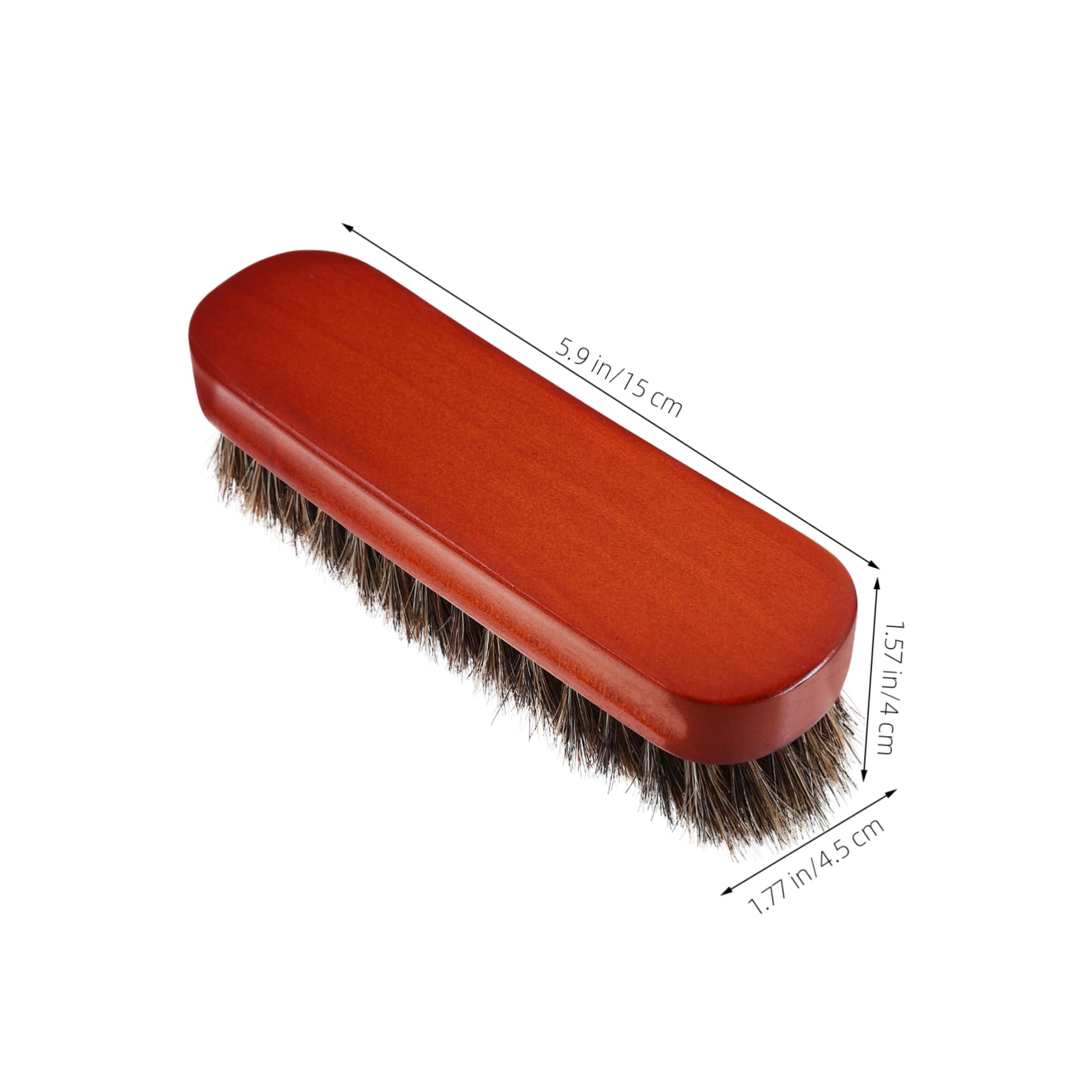 LIFKOME 4pièces Brosse à Chaussures avec Poils De Cheval pour Nettoyage Et Rapide Sneakers Chaussures Brosse Portable De pour Entretien